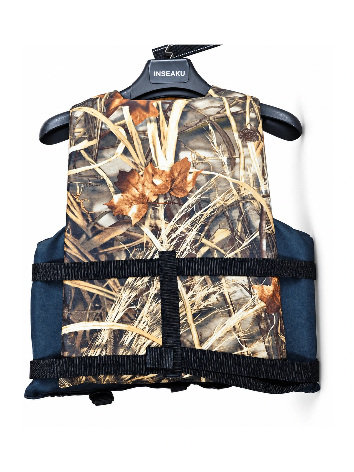 Custom Camouflage Dual Buckle Life Vest - back view
