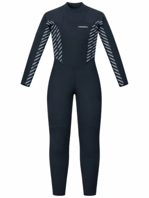 Custom Patterned Sleeve Full Wetsuit Design A, front view