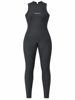 sleeveless triathlon wetsuit, front view of the INSEAKU custom design